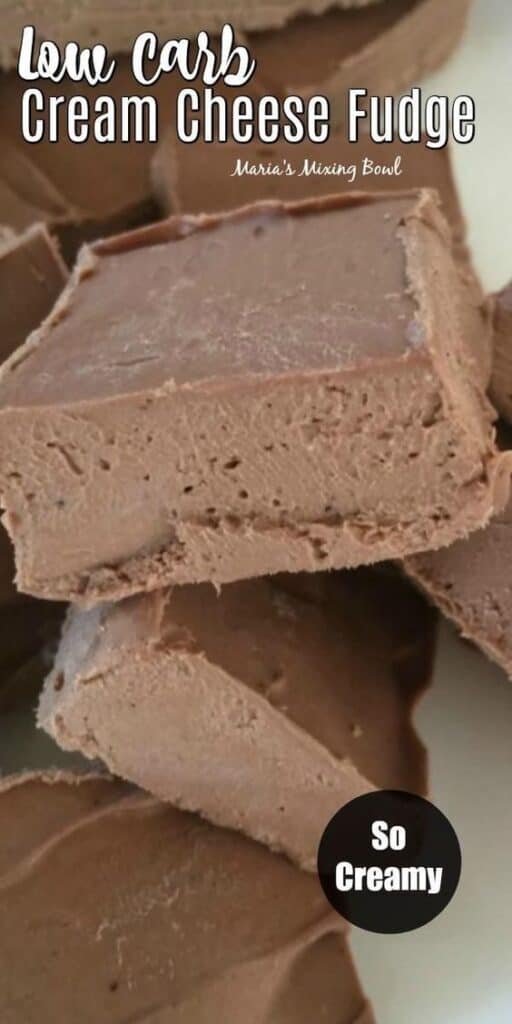 Low Carb Cream Cheese Fudge by Maria's Mixing Bowl image