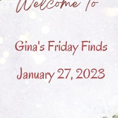 The 27 January 2023 Friday Finds are here with a new Author of the Week, Book Recs, Delish Recipes, Crafts, & a Blog Roundup.