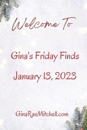 Friday Finds ~ January 13, 2023 ~ Author of the Week, Indie Author News, Comfort Food, Wintery Crafts, Book Recommendations, and a Blog Roundup 