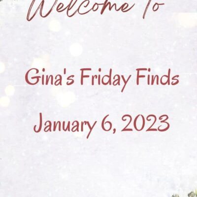 The Friday Finds, January 6, 2023 with Indie Author News, Best-seller Suggestions, Healthy-ish Recipes, Blog Roundup & a Super Cool Craft Project