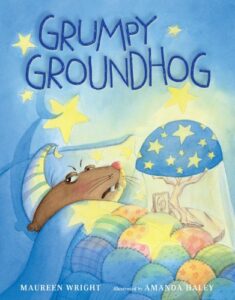 Grumpy Groundhog by Maureen Wright book cover