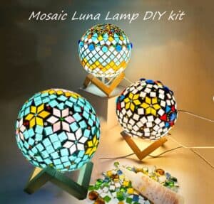 Mosaic Luna Lamp Kit Home Made by Kei