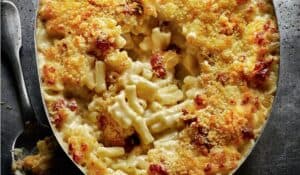 Smoky Bacon Mac & Cheese from Happy Foodie