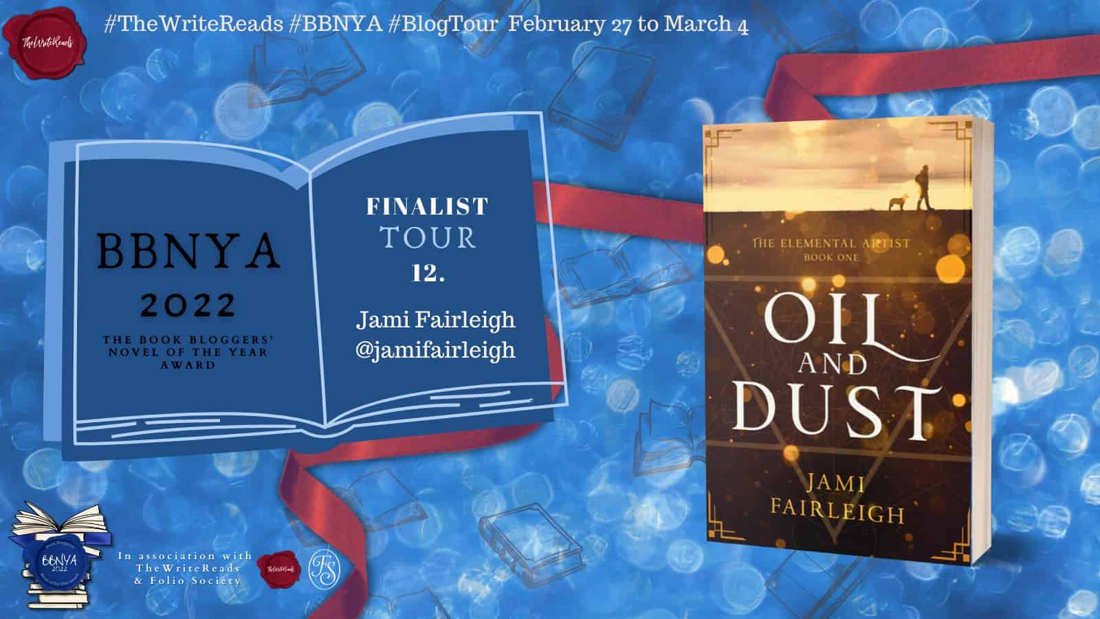 BBNYA Winner's Tour: #12 ~ Oil and Dust by Jami Fairleigh (The Elemental Artist, #1) |
