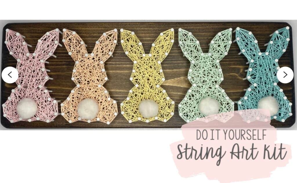 Do it yourself bunny string art