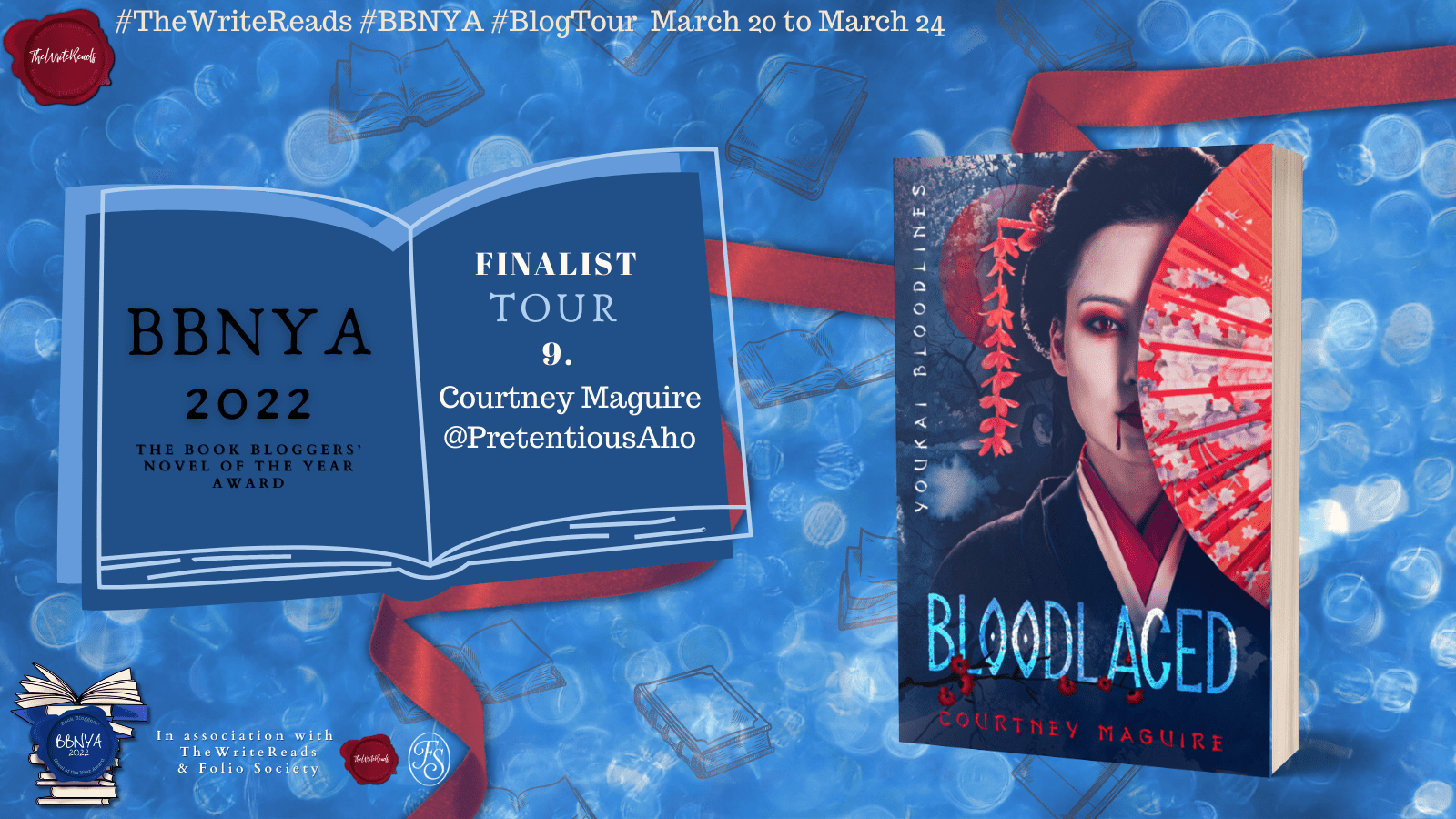 BBNYA Winner's Tour: # 9 ~ Bloodlaced (Youkai Bloodlines Book 1) by Courtney Maguire  | Spotlight