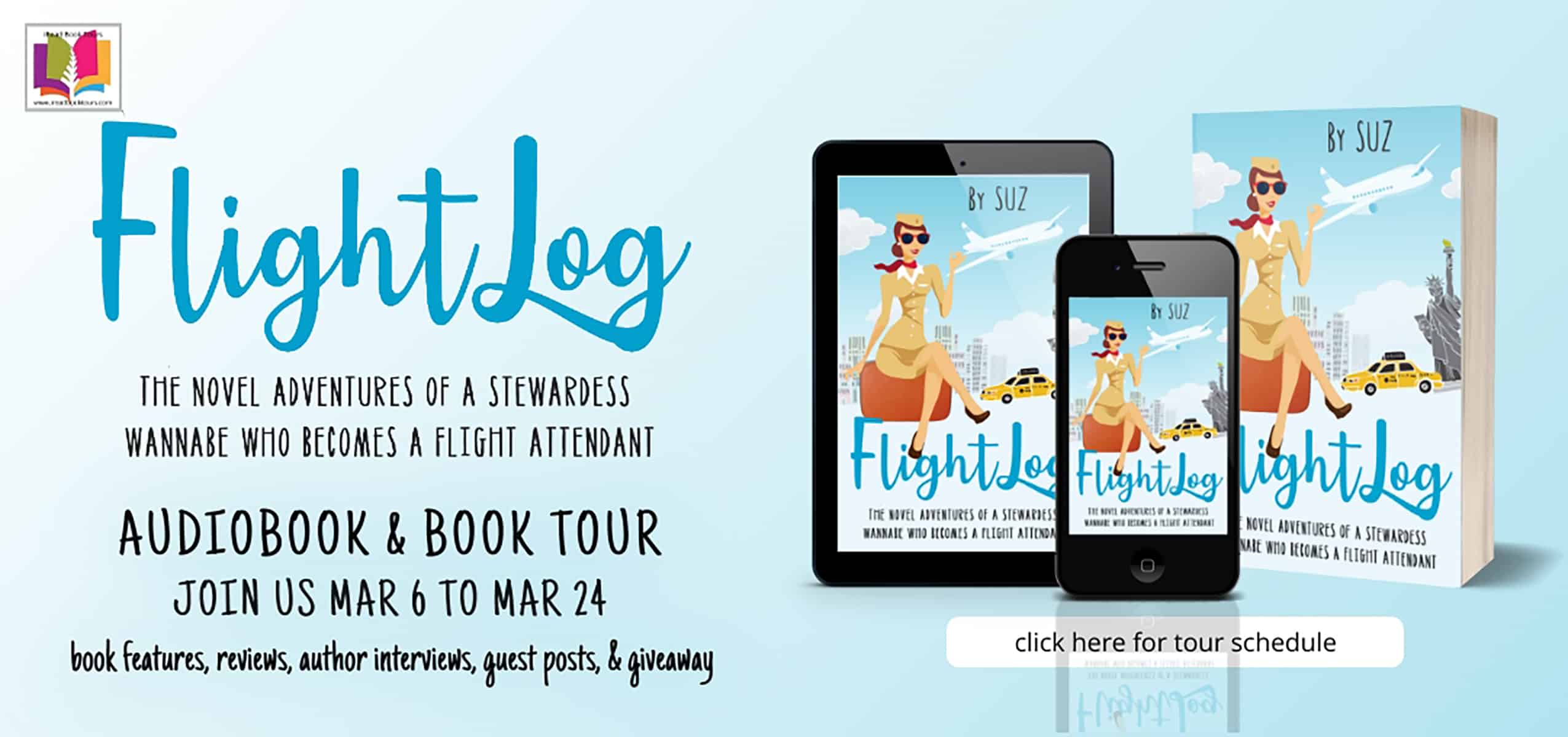 FlightLog: The Novel Adventures of a Stewardess Wannabe who Becomes a Flight Attendant by  Susan Humphrey | Audiobook Review ~ 4-Stars