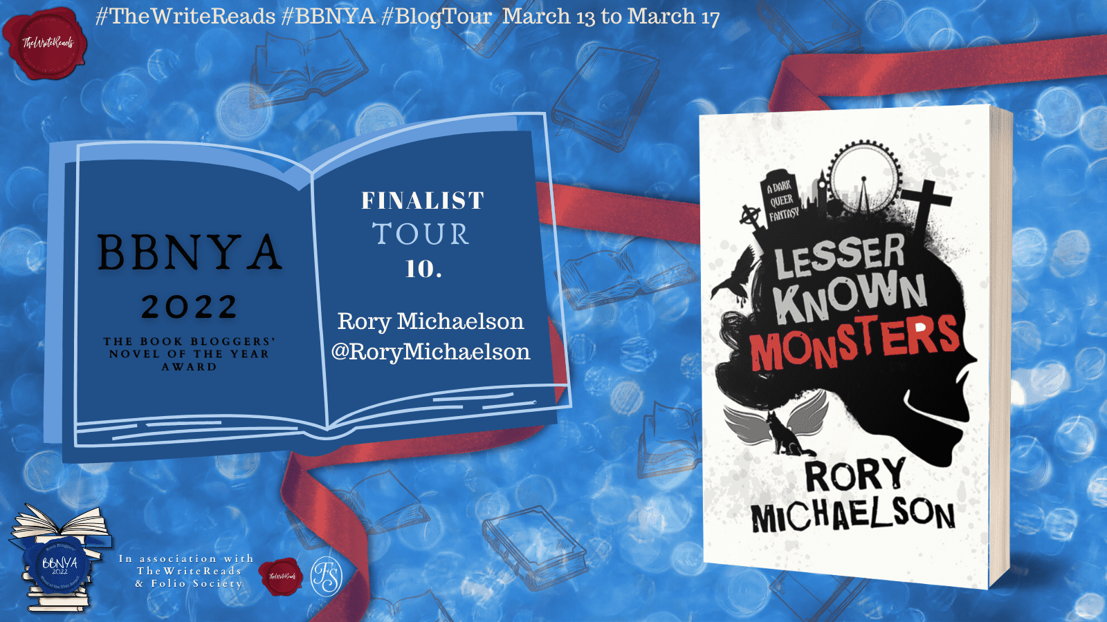 BBNYA Winner's Tour: #10 ~ Lesser Known Monsters by Rory Michaelson | Dark Queer Fantasy with Found Family