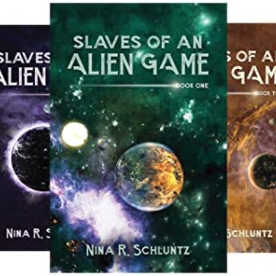 Slaves of an Alien Game by Nina Schluntz, a Science Fiction Romance series | Series Spotlight ~ Author Guest Post ~ $25 Gift Card 