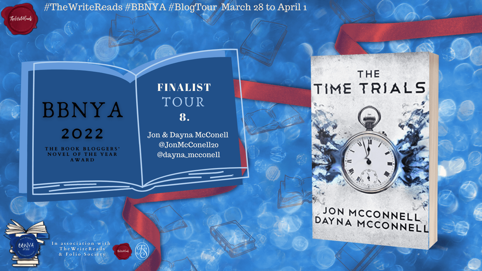BBNYA Winner's Tour: #8 ~ The Time Trials by Dayna & Jon McConnell  | Teen & YA #SciFi #TimeTravel