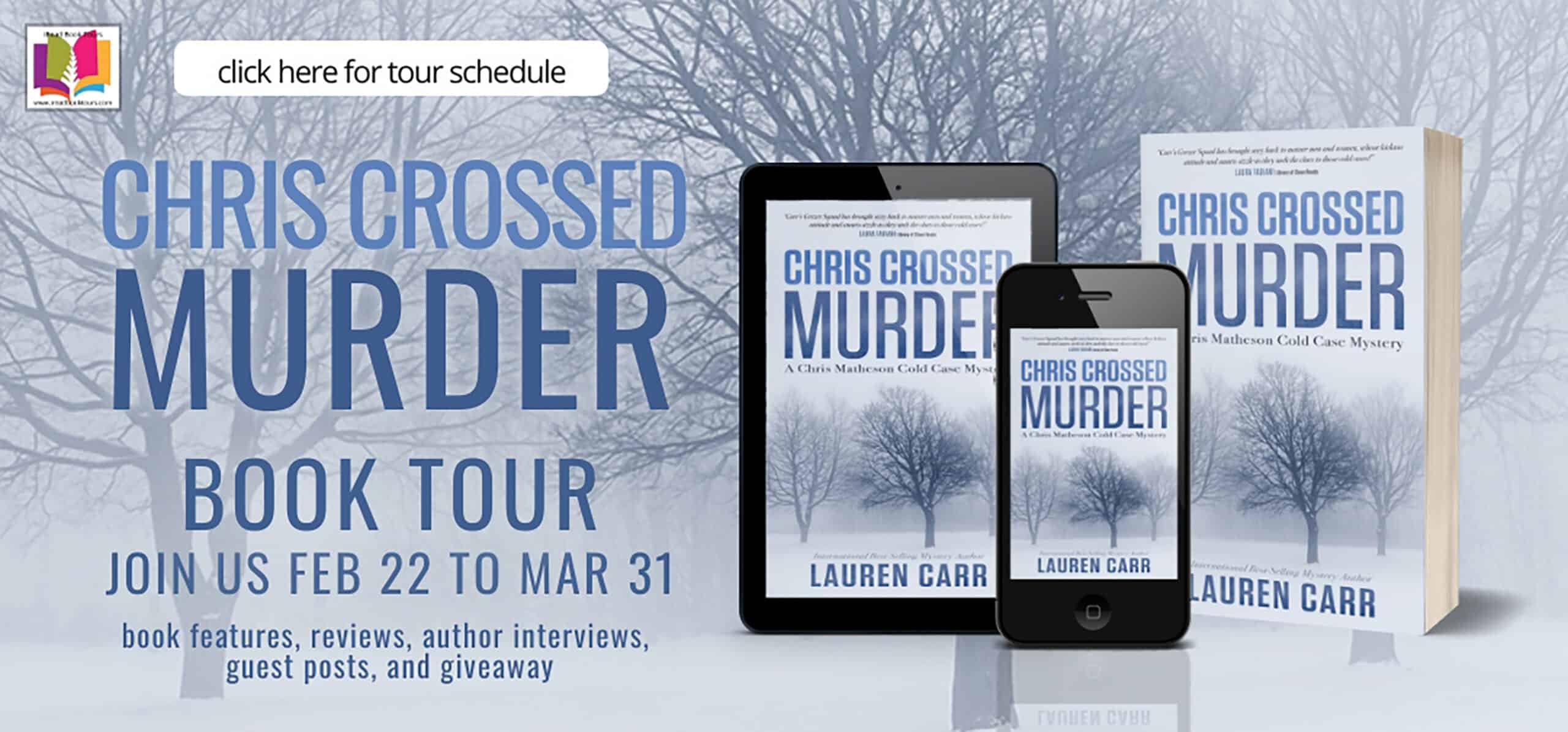 Chris Crossed Murder (A Chris Matheson Cold Case Mystery #4) by Lauren Carr | Book Review ~ Fabulous Giveaway | #PrivateInvestigator #TheGeezerSquad #Mystery