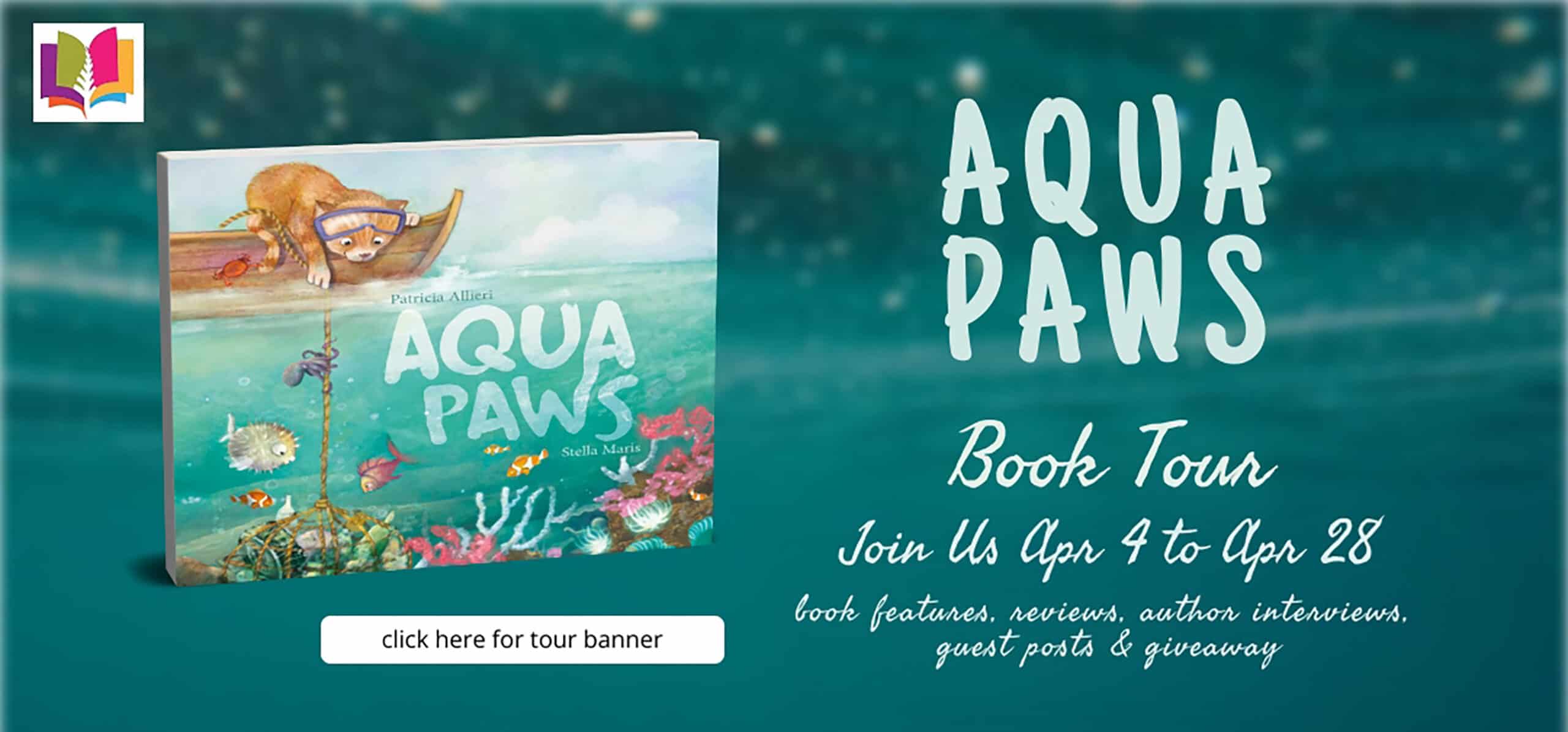 Aqua Paws: A Book about Friendship, Courage, and the Ocean by Patricia Allieri | 5-Star Children's Book Review
