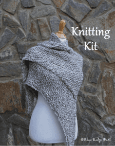 Outlander shawl knitting kit from Blue Ridge Purl