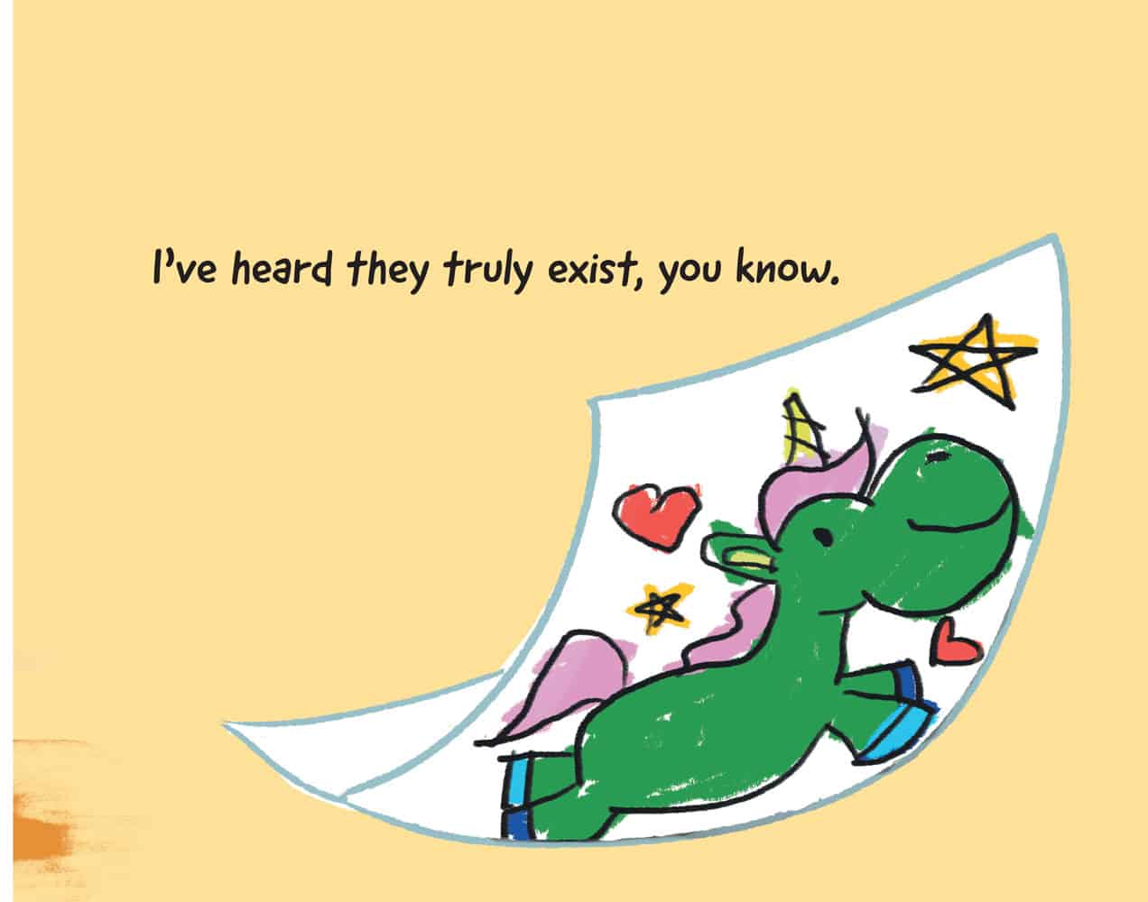 Tiny Green Unicorns Picture Excerpt
