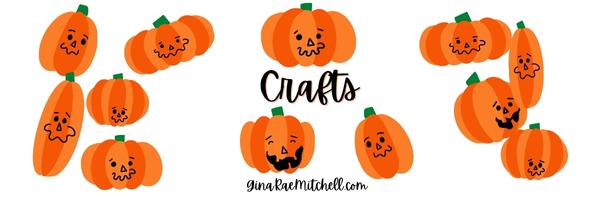 Gina's Friday Finds Halloween crafts (600 x 200 px)