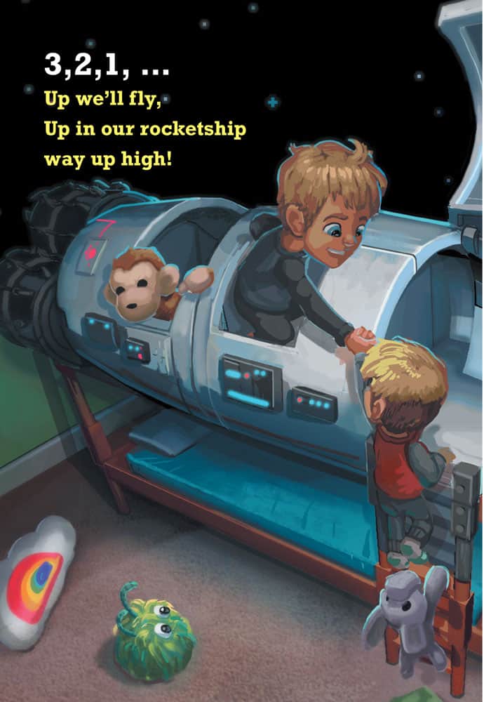 Rocketship Ride image of page from the book