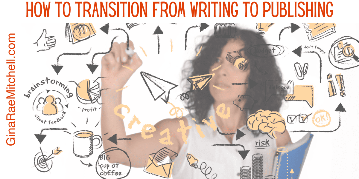 Whiteboard banner image for Writing to Publishing ( Woman writing on clear board 