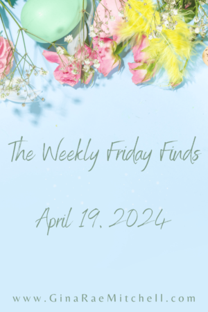 Weekly Friday Finds 04-19-2024 | Awesome Books ~ Author News ~ Recipes ~ Crafts ~ New Trivia Question