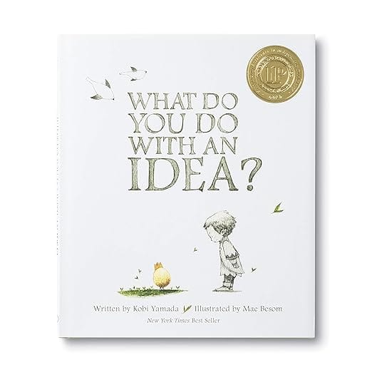 What do you do with an idea book cover Kobi Yamada