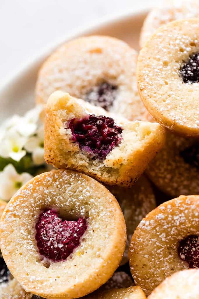 Brown Butter Berry Tea Cakes 
