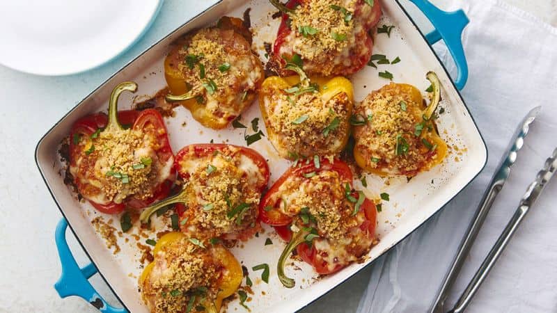 Chicken Parm Stuffed Peppers image from Pillsbury