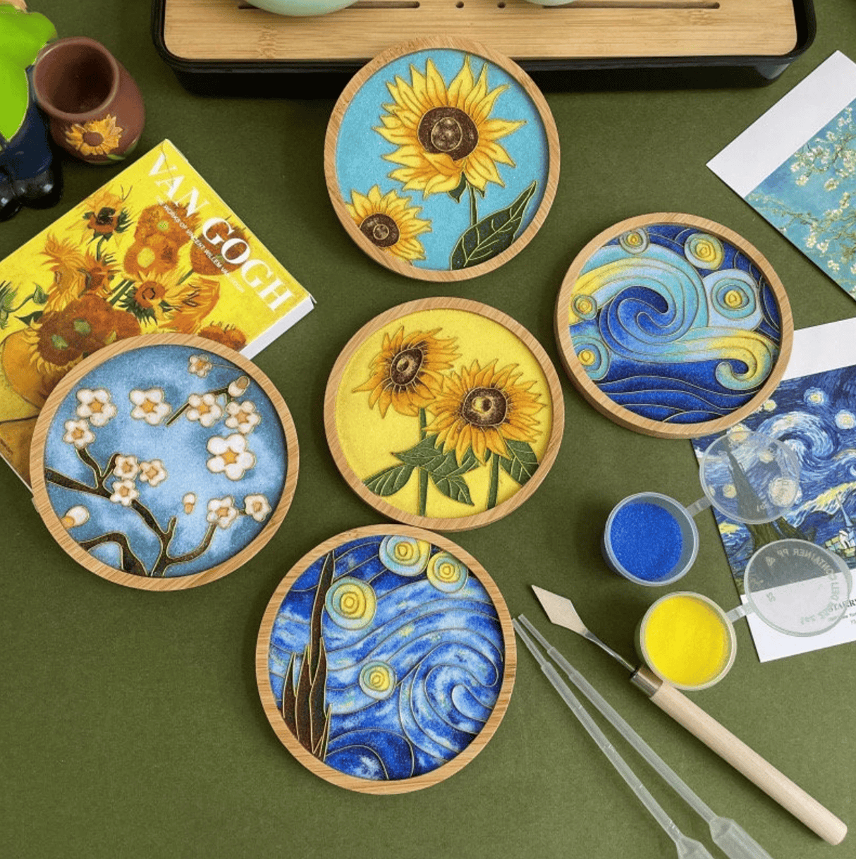 Cloisonne Coasters 07-10-2024