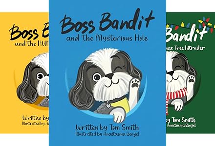 The Boss Bandit 3-book series by Tom Smith covers