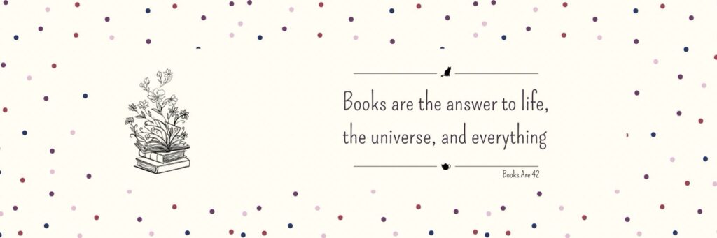 Books Are 42 logo banner