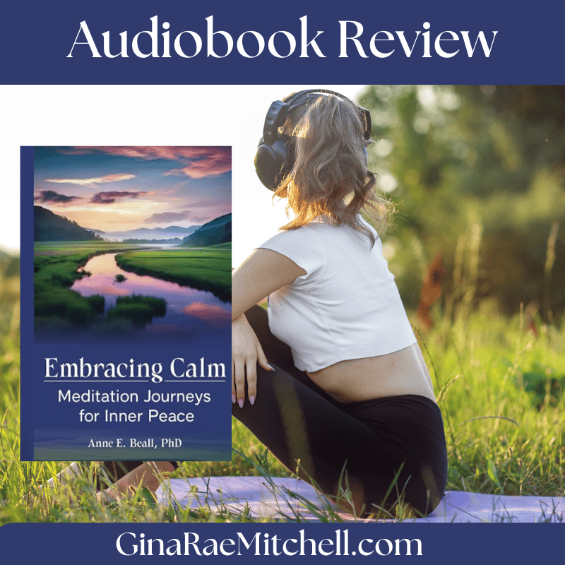 Embracing Calm Square - Girl on yoga mat in nature with headphones