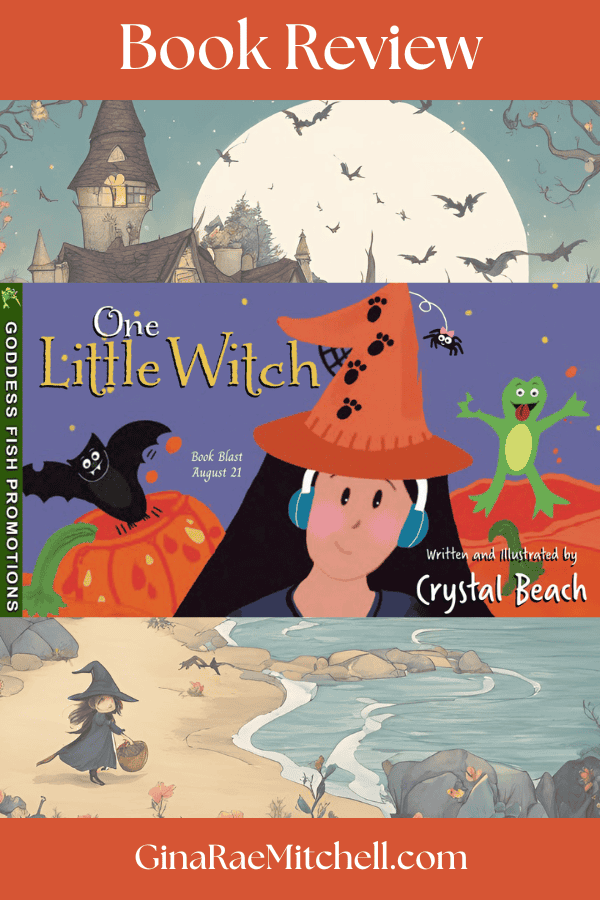 Children's Book Review | One Little Witch by Crystal Beach | $10 Gift Card #crystalbeachauthorillustrator #inclusionmatters #onelittlewitch #kidsbooks #countingbooks #autumn #halloween 6 One Little Witch Pin