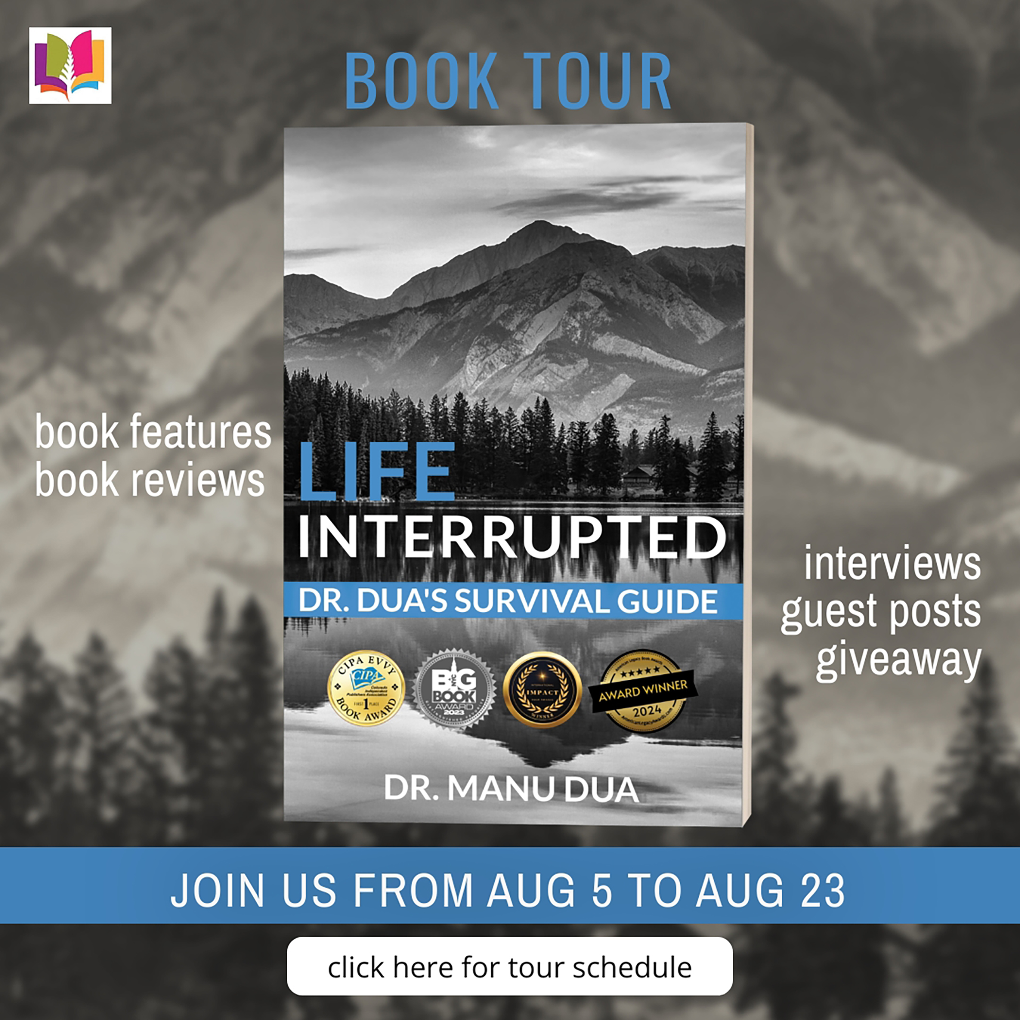 Life Interrupted: Dr. Dua’s Survival Guide by Dr. Manu Dua | #BookReview #Memoir #SelfHelp #PersonalGrowth @ireadbooktours @Acornsireadbooktours #Bookx #bookstagram #Cancer #Bloggers #giveaway ends 8/30/2024
