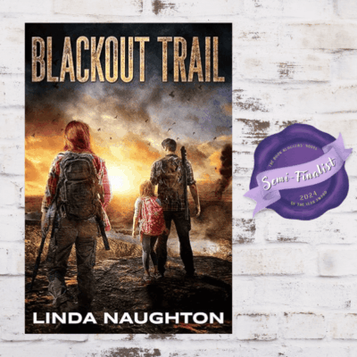 BBNYA 2024 Semi-Finalist Tour | Blackout Trail by Linda Naughton | #ScienceFiction #PostApocalyptic #Dystopian #Thriller @lynnnoton @BBNYA_Official @Foliosociety @The_WriteReads