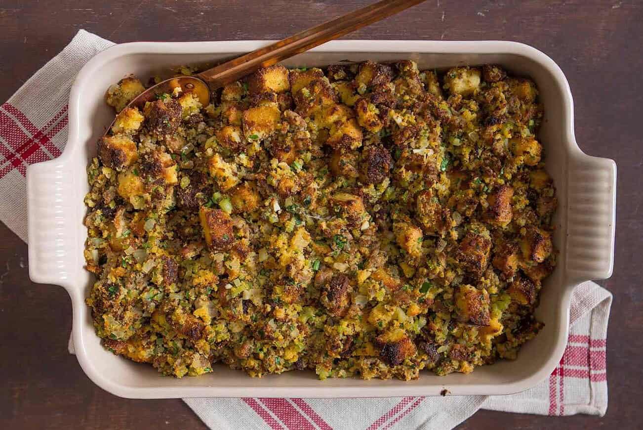Southern Cornbread Dressing image from serious eats