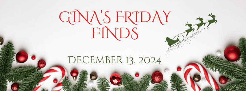 Fun Friday Finds | 12-13-2024 | Books, Crafts, Holiday Recipes, Indie Authors, & More! 1 December 13 2024 Friday Finds Banner Xmas greenery on a cream background