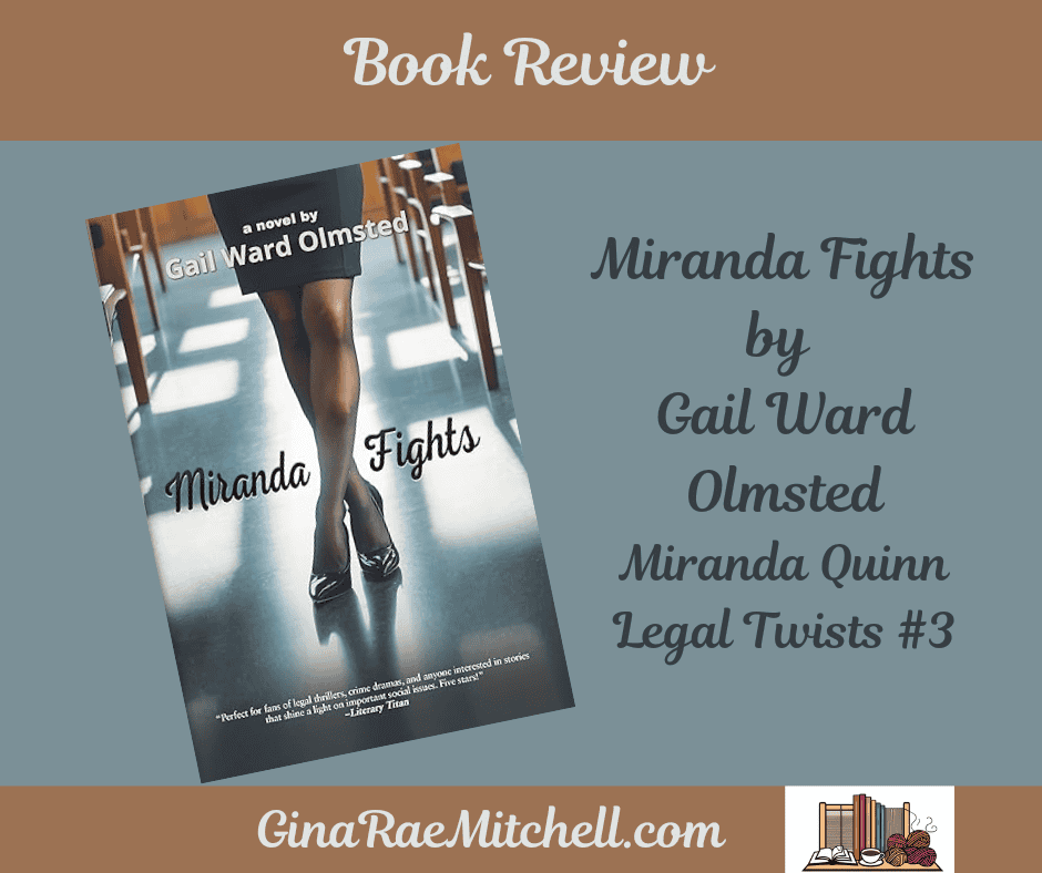 Miranda Fights Banner Book Review Book Cover with logo