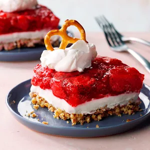 Fun Friday Finds | 12-06-2024 | Books, Crafts, Holiday Recipes, Indie Authors, & More! 4 Strawberry-Pretzel-Dessert from Taste of Home