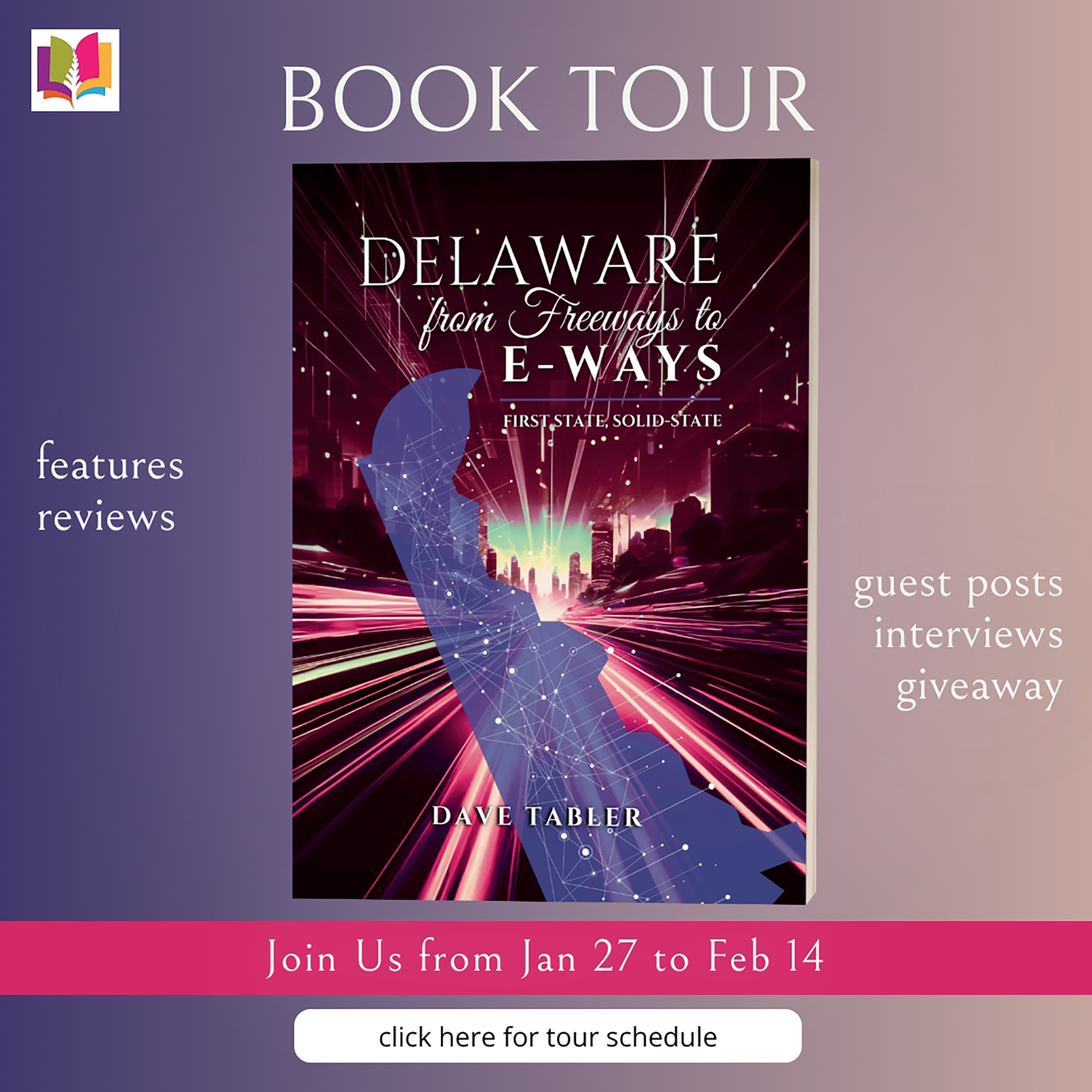 Delaware from Freeways to E-ways / First State, Solid-State by Dave Tabler ~ Book Review, Author Guest Post, 1 Signed Copy Available #nonfiction #history #delawarehistory
