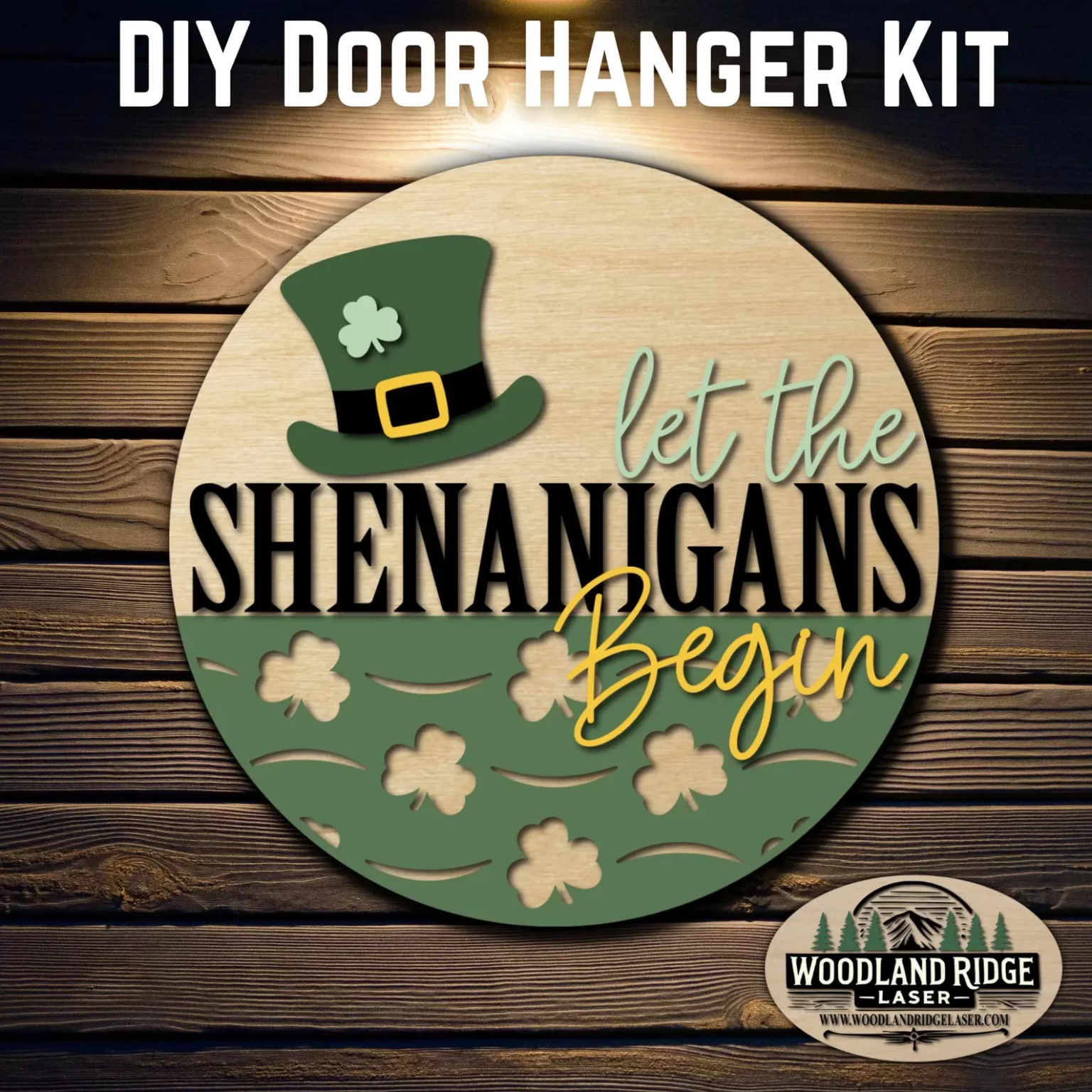Fun Friday Finds | 02-14-2025 | #Books #Crafts #Recipes #IndieAuthors #Valentines 27 DIY Door Hanger Kit, St. Patrick's Day, Woodland Ridge Laser