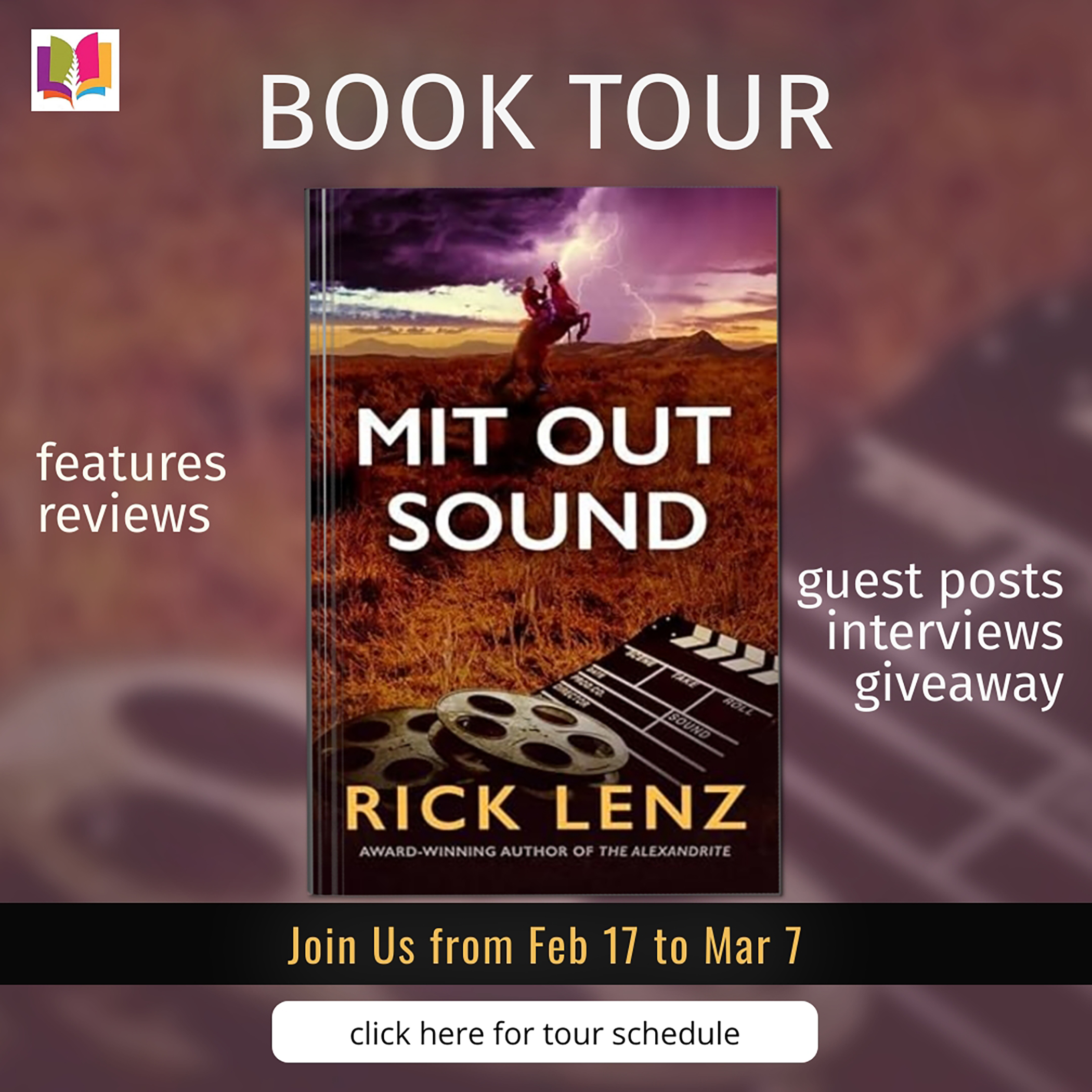 Mit Out Sound by Rick Lenz ~ 1 Signed Copy Available #AuthorInterview #BookReview #LiteraryFiction #MovieTieIn @ricklenz @ricklenzauthor @ireadbooktours