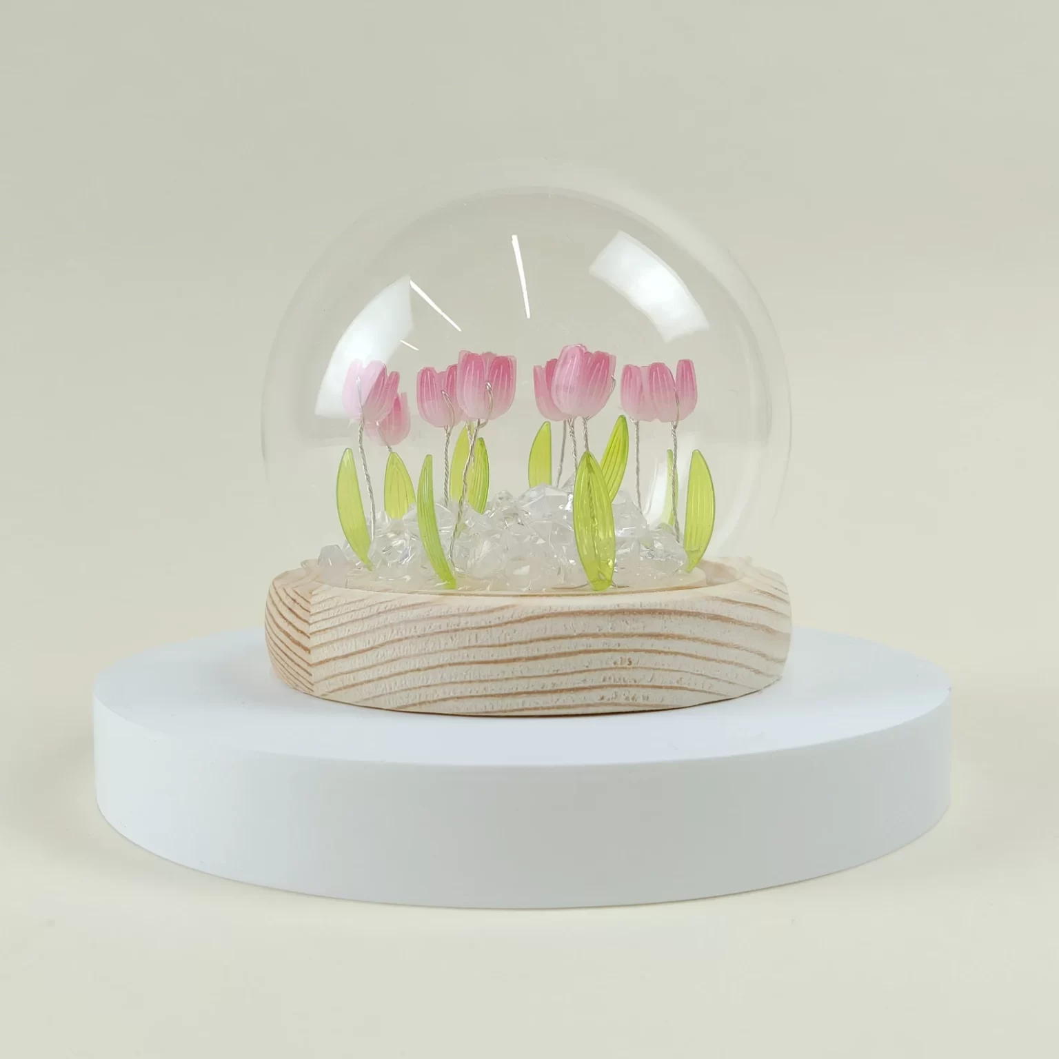 Fun Friday Finds | 02-28-2025 | #Books #Crafts #Recipes #IndieAuthors #Reviews 18 pink led tulip kit under glass