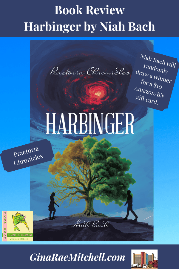 Harbinger Blog Graphic GRM Niah Bach, Fantasy Romance