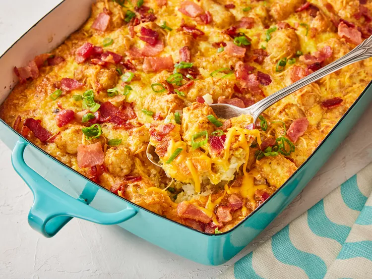 Tater Tot and Bacon Casserole from Allrecipes-dotdash FF 04-18-2025