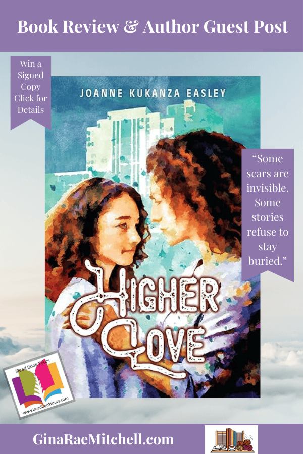 Higher Love Blog Graphic PIN with book cover & quote