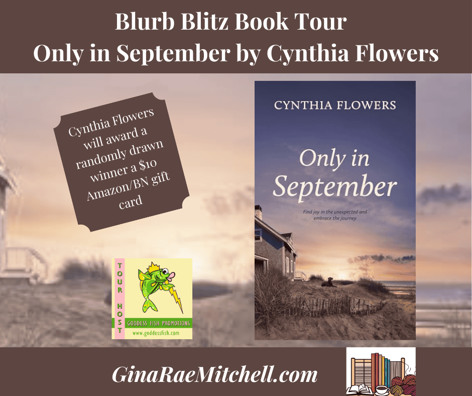 Blurb Blitz Only in September banner with brown tones