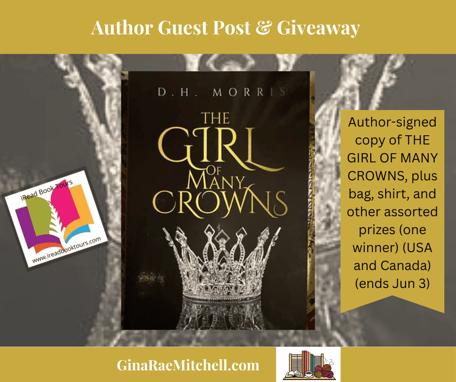 The Girl of Many Crowns BANNER May 25 Black & Gold Blog Graphic