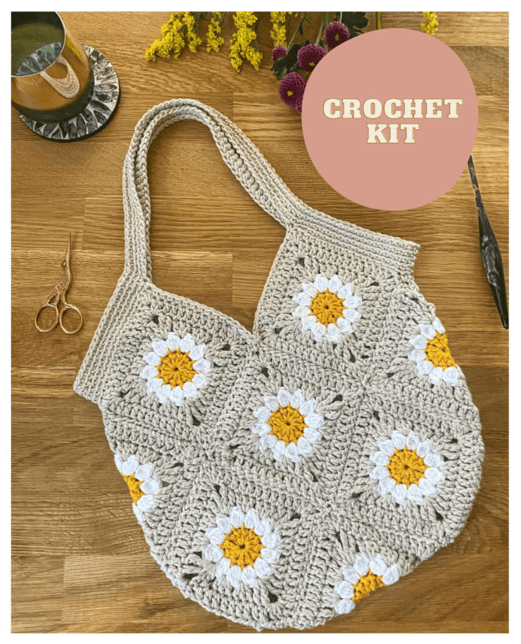 Crochet Kit Daisy Bag - Etsy Aff