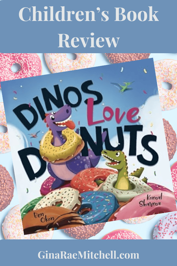 Dinos Love Donuts Pin image blog graphic