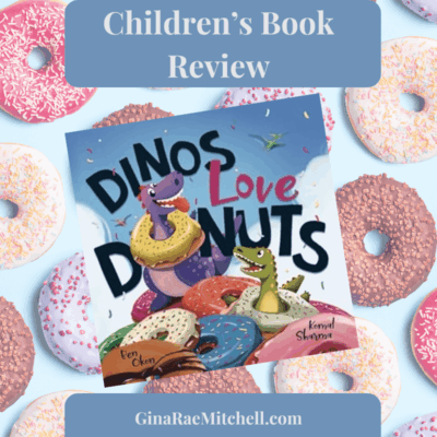 Dinos Love Donuts by Ben Okon | Children's Book Review | #Dinosaur #PictureBook #Humor #4star #KidsOvercomingFear