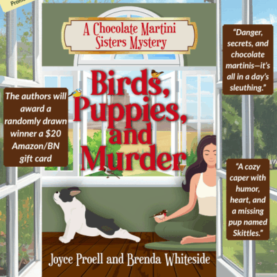Birds, Puppies, and Murder by Joyce Proell & Brenda Whiteside | Cozy Mystery Review Tour