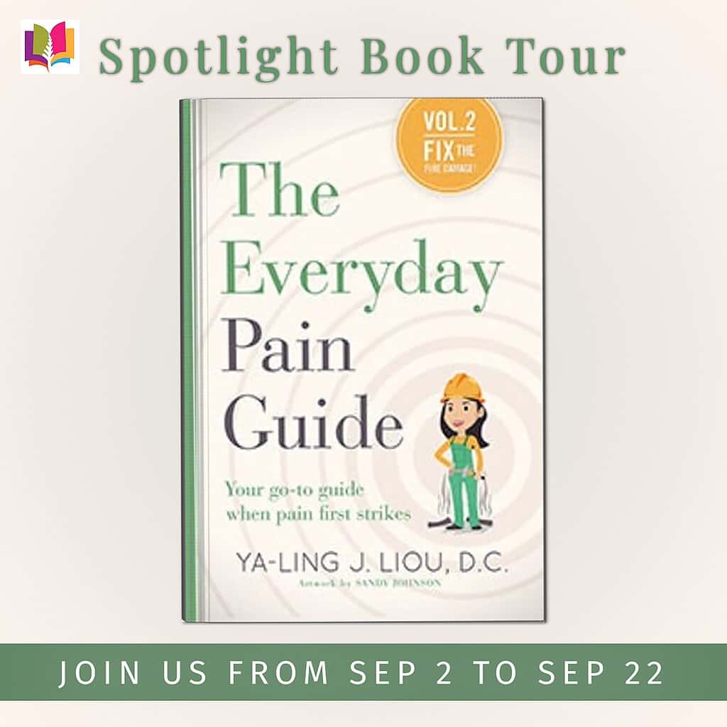 iRead Book Tours promotional banner for the spotlight tour for the everyday pain guide #2 tour dates Sep 2 to Sep 22, 2025